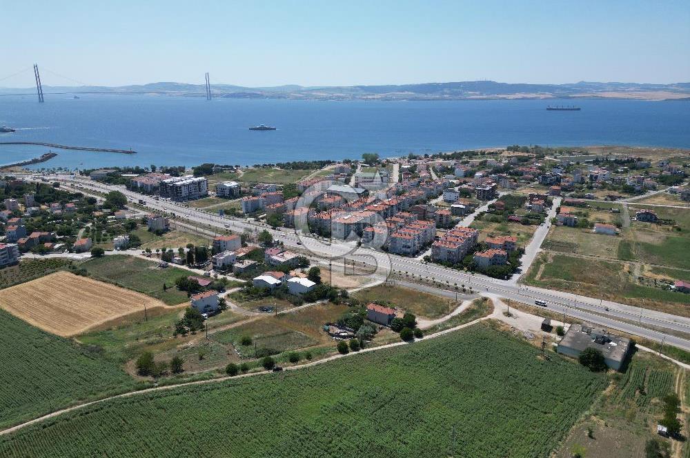 ÇANAKKALE LAPSEKİ DALYAN'DA BOĞAZ MANZARALI SATILIK ARSA