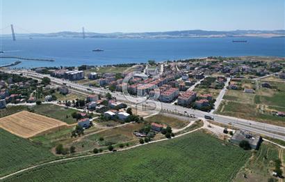 ÇANAKKALE LAPSEKİ DALYAN'DA BOĞAZ MANZARALI SATILIK ARSA