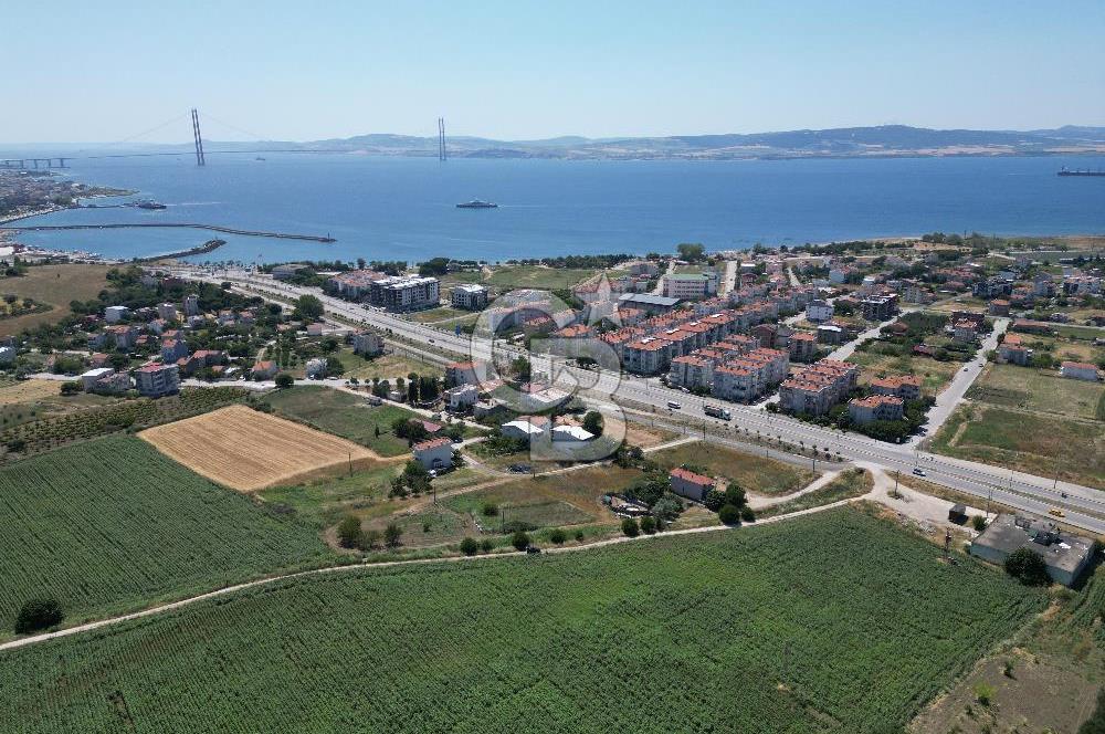 ÇANAKKALE LAPSEKİ DALYAN'DA BOĞAZ MANZARALI SATILIK ARSA