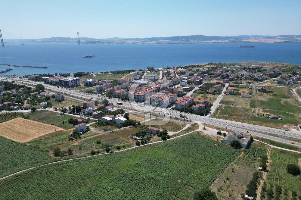 ÇANAKKALE LAPSEKİ DALYAN'DA BOĞAZ MANZARALI SATILIK ARSA