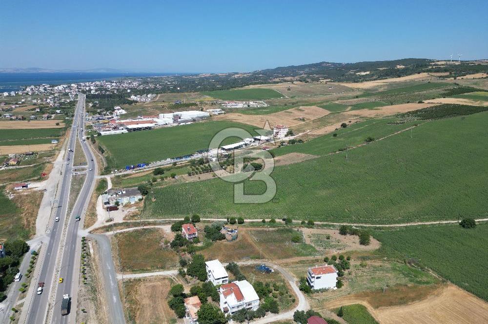 ÇANAKKALE LAPSEKİ DALYAN'DA BOĞAZ MANZARALI SATILIK ARSA