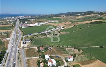 ÇANAKKALE LAPSEKİ DALYAN'DA BOĞAZ MANZARALI SATILIK ARSA