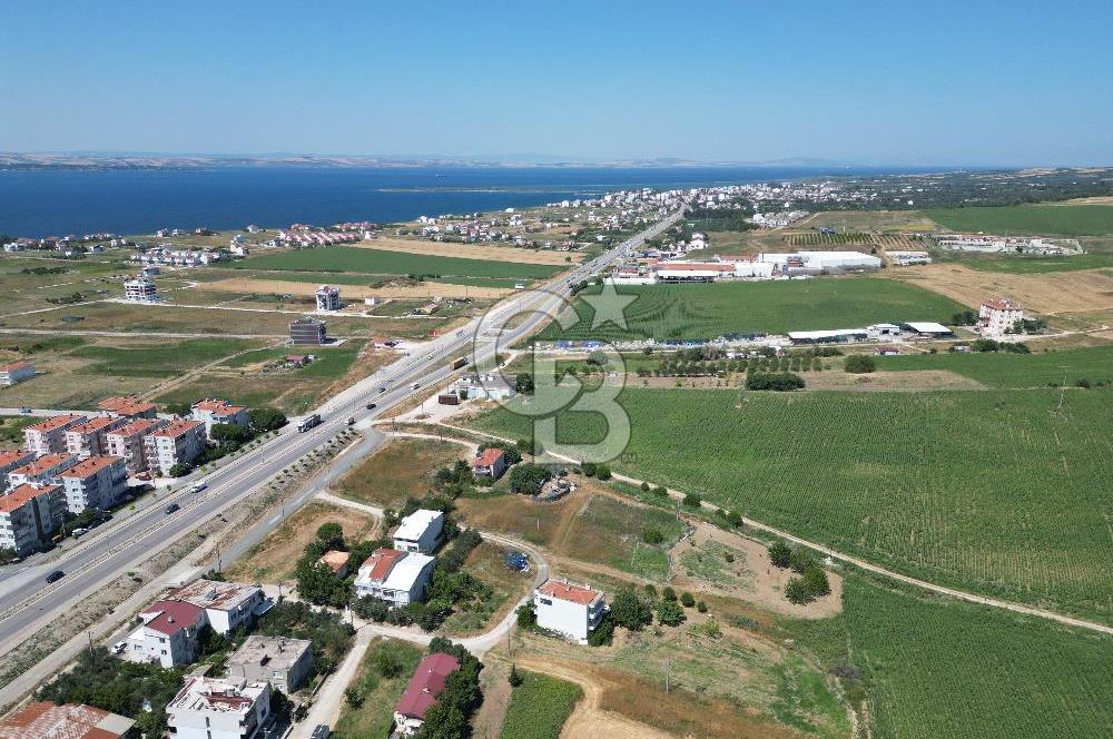ÇANAKKALE LAPSEKİ DALYAN'DA BOĞAZ MANZARALI SATILIK ARSA