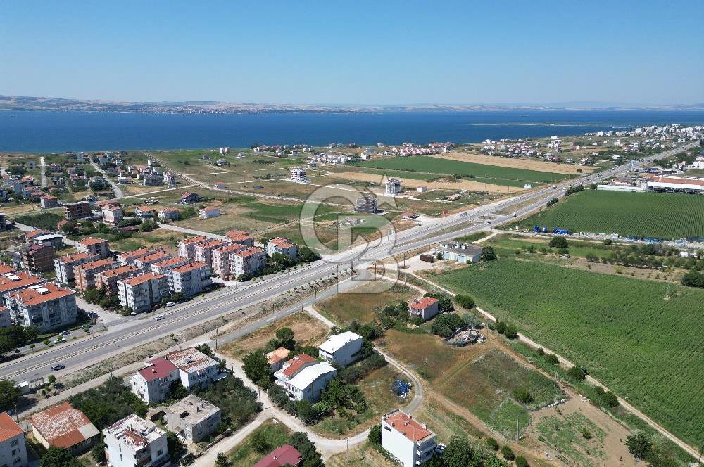 ÇANAKKALE LAPSEKİ DALYAN'DA BOĞAZ MANZARALI SATILIK ARSA