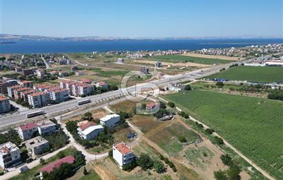 ÇANAKKALE LAPSEKİ DALYAN'DA BOĞAZ MANZARALI SATILIK ARSA