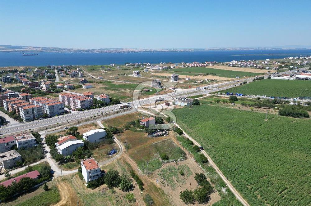 ÇANAKKALE LAPSEKİ DALYAN'DA BOĞAZ MANZARALI SATILIK ARSA