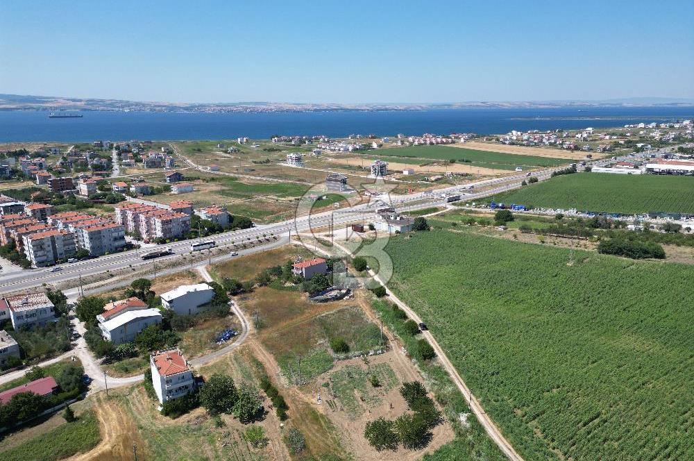 ÇANAKKALE LAPSEKİ DALYAN'DA BOĞAZ MANZARALI SATILIK ARSA