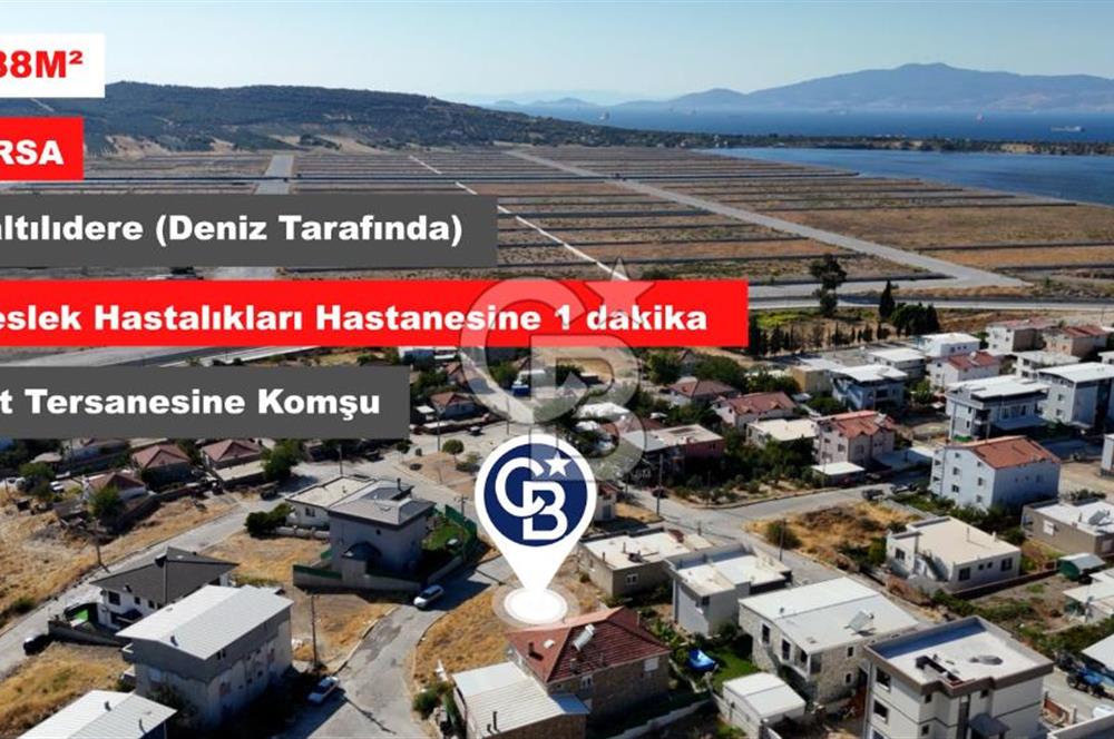 ALİAĞA ÇALTILIDERE'DE KONUT İMARLI (388 M2) SATILIK ARSA