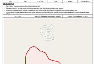 KOCAELİ İZMİT ZEYTİNBURNUN'DA 6103 m2 ARAZİ