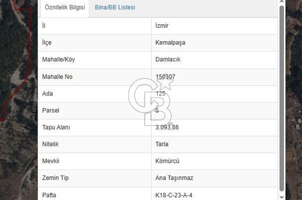 Kemalpaşa Damlacıkta Yatırımlık Tarla