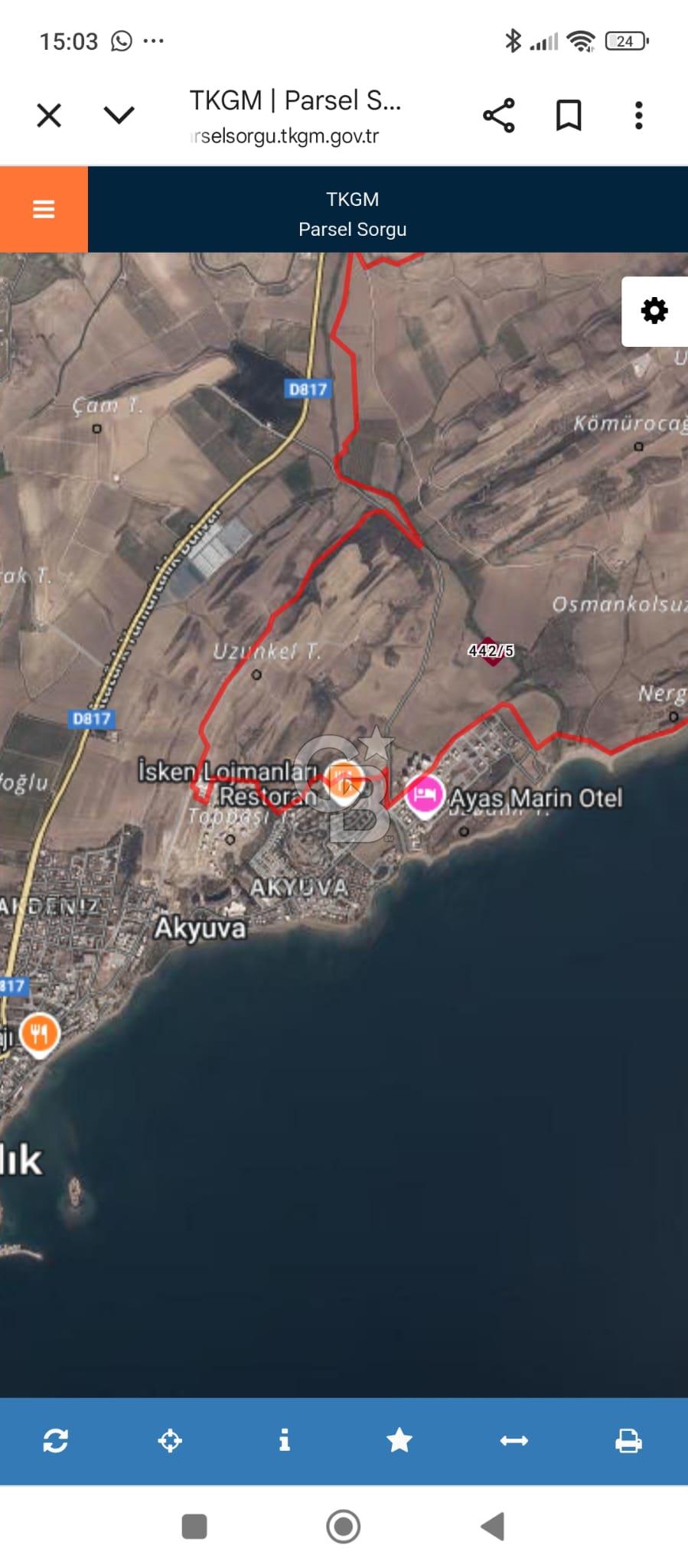 YUMURTALIK/AKYUVA'DA 2.10 EMSAL, KÖK VE TEK TAPU KONUT ARSASI