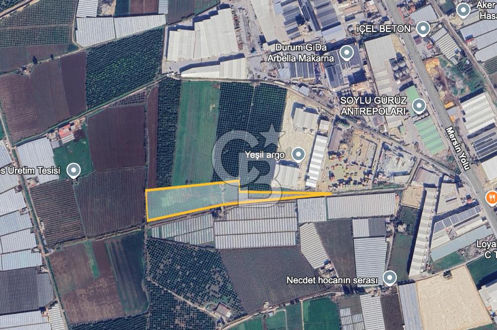 MERSİN AKDENİZ KAZANLI’DA 25.076 m² SATILIK ARAZİ
