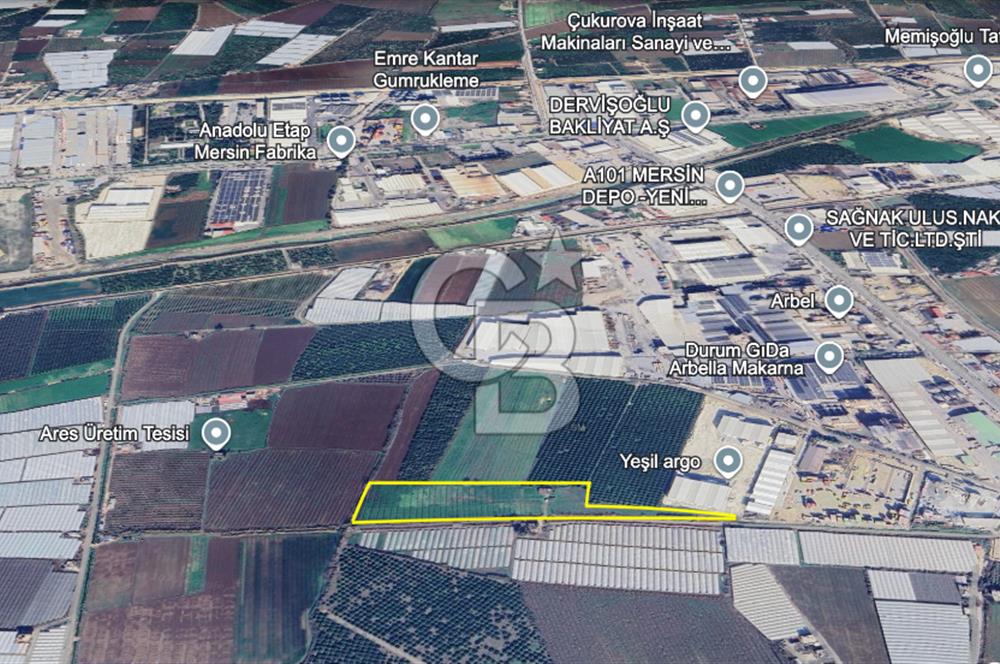 MERSİN AKDENİZ KAZANLI’DA 25.076 m² SATILIK ARAZİ