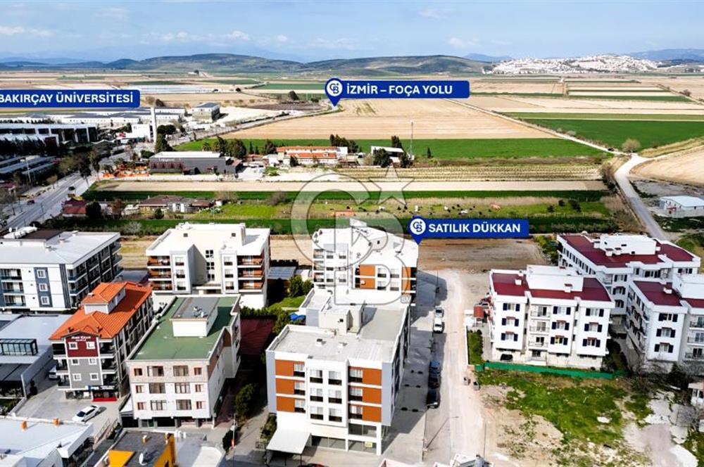 İzmir Seyrek'te Üniversite Yakını 110 m2 Satılık Dükkan 