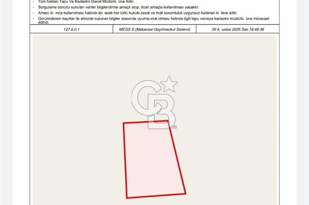 ANTALYA FİNİKE'DE 981 m2 0.75 İMARLI ARSA