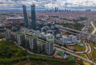 Satılık Vadi İstanbul Teras 1+1 Vatandaşlığa Uygun Balkonlu 81m2