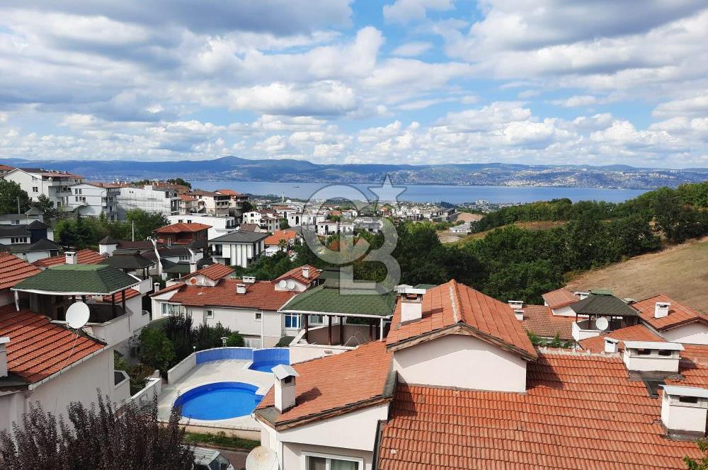 Panoramik Deniz Manzarali Havuzlu Sitede Luks Kiralik Villa