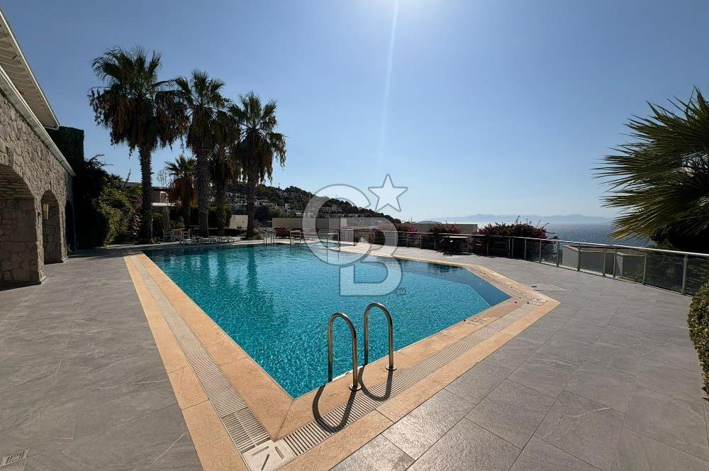 Gümüşlük'te Deniz Manzaralı ve Bakımlı Villa