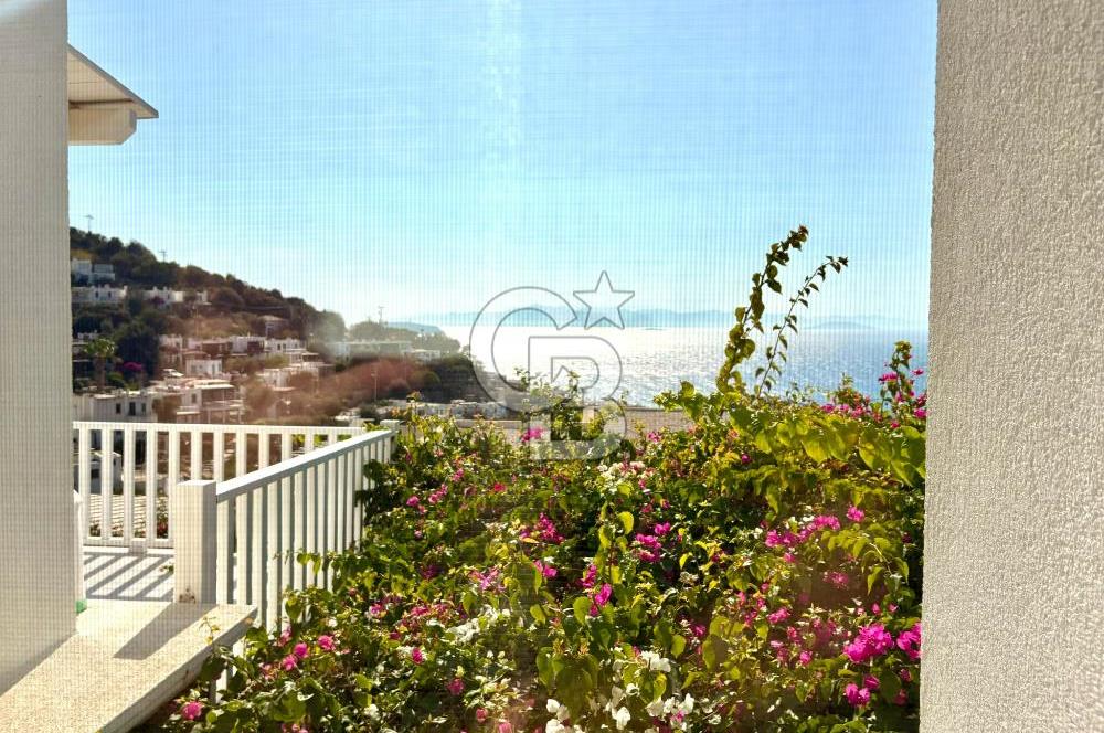 Gümüşlük'te Deniz Manzaralı ve Bakımlı Villa