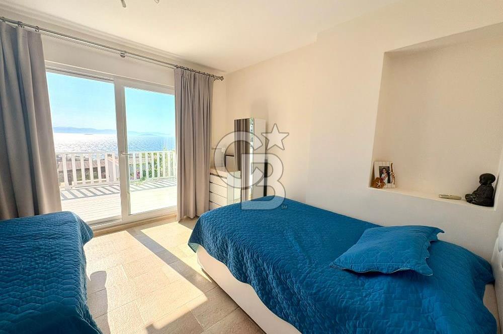 Gümüşlük'te Deniz Manzaralı ve Bakımlı Villa