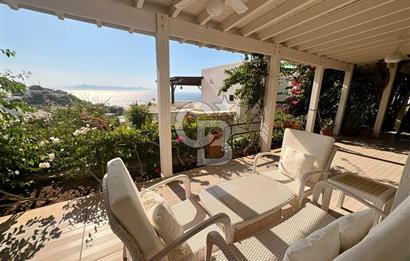 Gümüşlük'te Deniz Manzaralı ve Bakımlı Villa