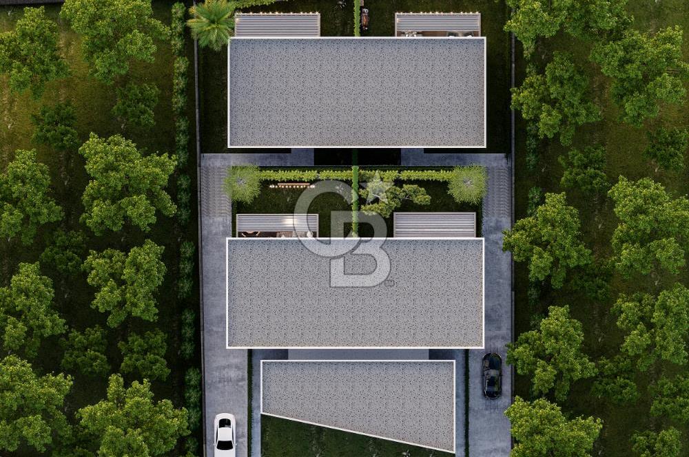GÜMÜŞTEPE DE PROJEDEN 4+1 VİLLA - PROJE 9