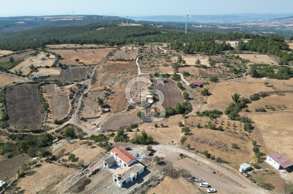 ÇANAKKALE MERKEZ DENİZGÖRÜNDÜ KÖYÜN DE SATILIK ARSA
