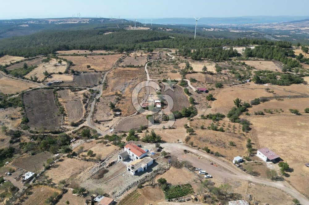 ÇANAKKALE MERKEZ DENİZGÖRÜNDÜ KÖYÜN DE SATILIK ARSA
