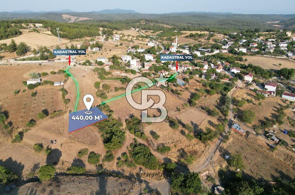 ÇANAKKALE MERKEZ DENİZGÖRÜNDÜ KÖYÜN DE SATILIK ARSA