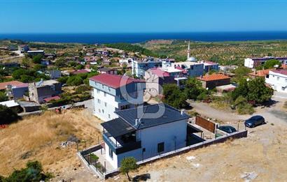 Çanakkale Gülpınar Satılık Deniz Manzaralı 3+1 Dubleks Villa!