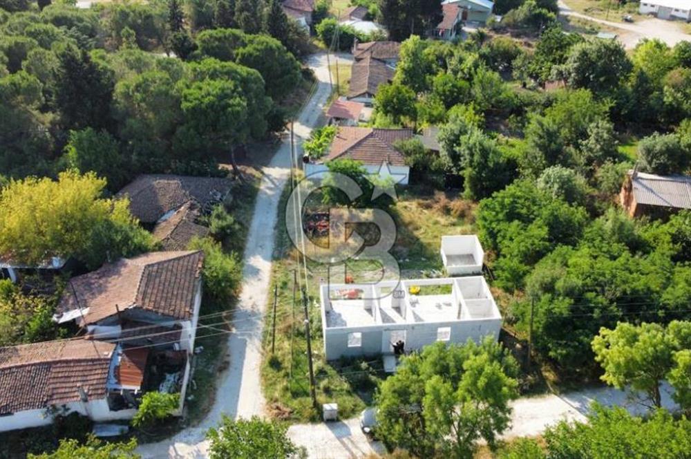 Biga İskender köy ev yapımı başlanmış satılık arsa