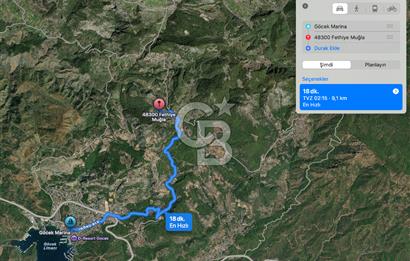 GÖCEK TE MARİNAYA YAKIN ZEYTİNLİK YATIRIM VE YAŞAM FIRSATI