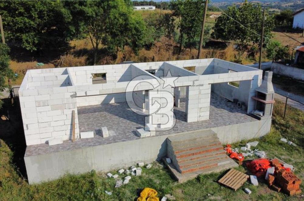 Biga İskender köy ev yapımı başlanmış satılık arsa