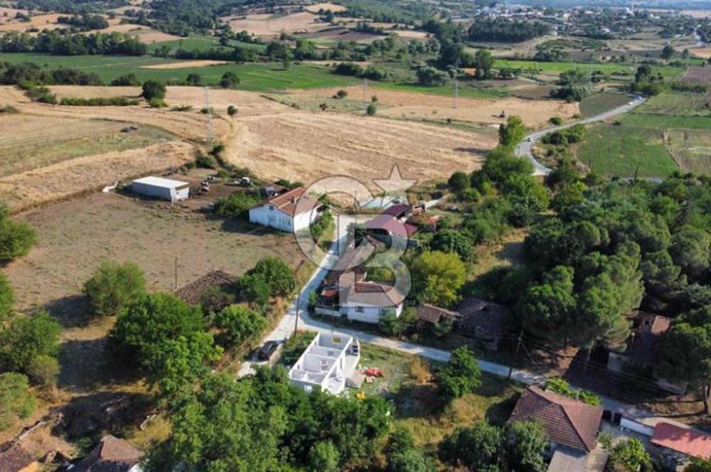 Biga İskender köy ev yapımı başlanmış satılık arsa