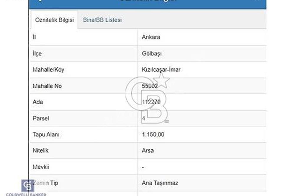 GÖLBAŞI KIZILCAŞAR'DA SATILIK VİLLA ARSASI