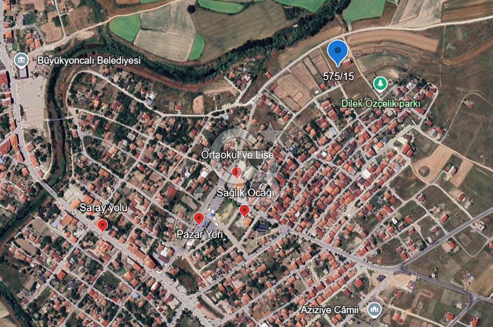 Tekirdağ Saray Büyükyoncalı 3 Kat imarlı Satılık Arsa