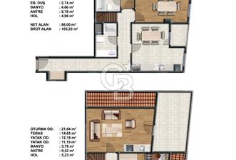 GENİŞ VE KULLANIŞLI DAİRE ARAYANLARA UYGUN 4+1 DUBLEKS