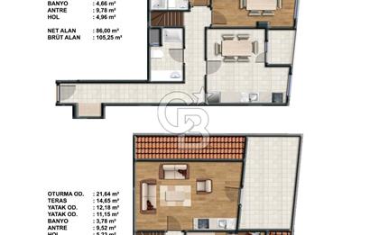 GENİŞ VE KULLANIŞLI DAİRE ARAYANLARA UYGUN 4+1 DUBLEKS