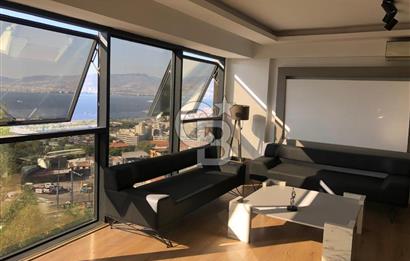 İzmir Körfezi Manzaralı Prestijli Plaza Ofisi
