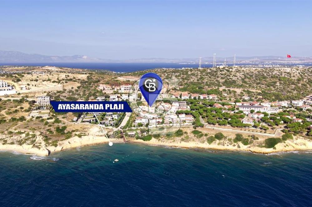 ÇEŞME AYASARANDA'DA OTEL KONFORUNDA, DENİZE SIFIR REZİDANS DAİRE