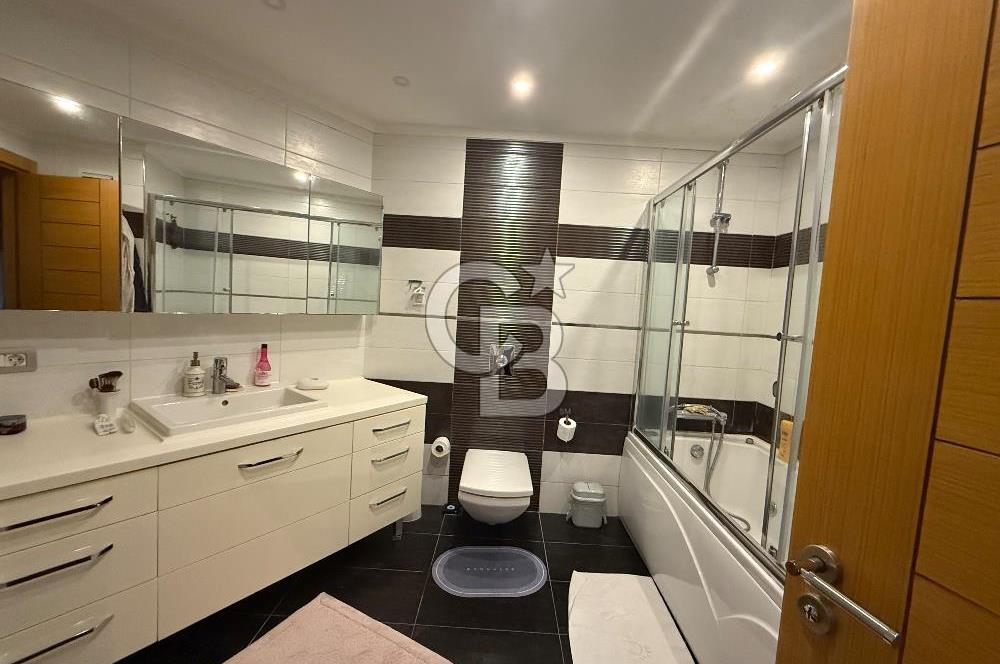 Pruva Sitesinde 1+1 Bahçe Katı Net75m2 Eşyalı Kiralık Daire