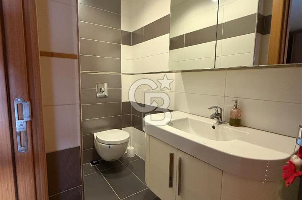 Pruva Sitesinde 1+1 Bahçe Katı Net75m2 Eşyalı Kiralık Daire