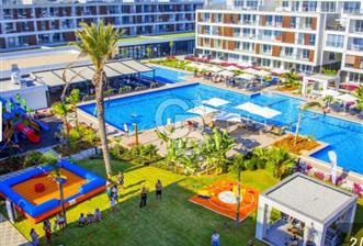 İskele Courtyard Sitesinde Satılık Full Eşyalı Studio Daire