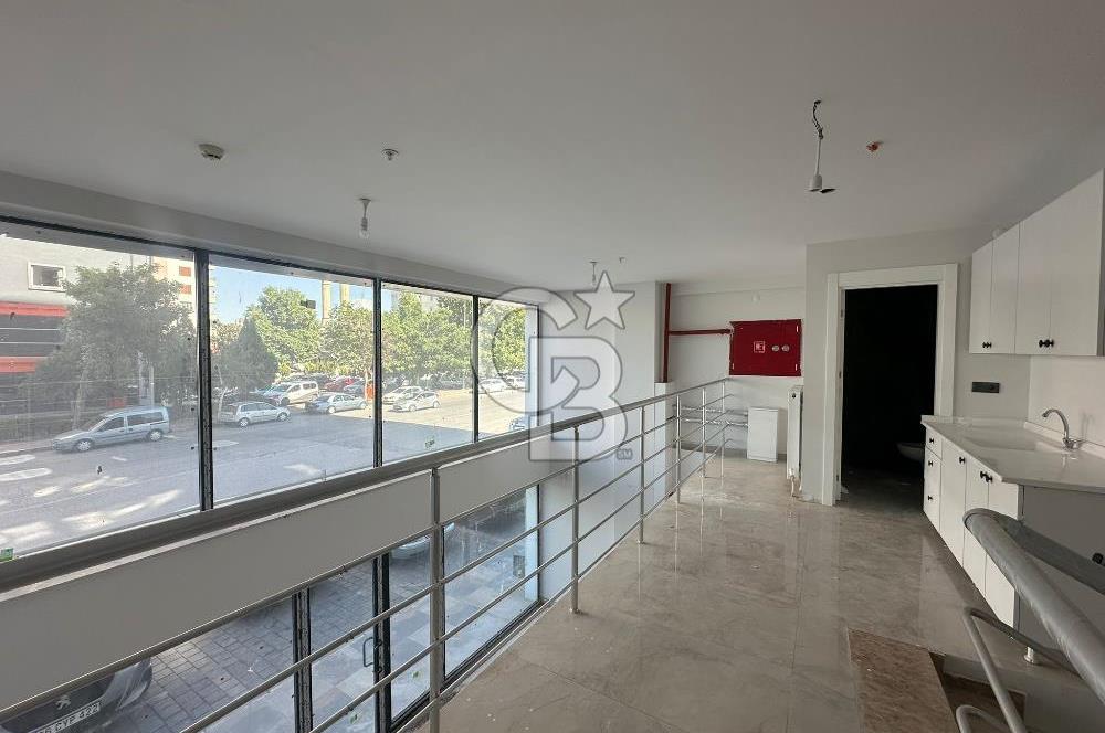 ÜZÜM CENTER'DA CADDE ÜSTÜ 130 M2 3 KATLI KİRALIK DÜKKAN