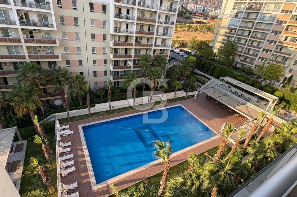 SOYAK OKSİJEN'DE SATILIK HAVUZ MANZARALI 1+1 DAİRE