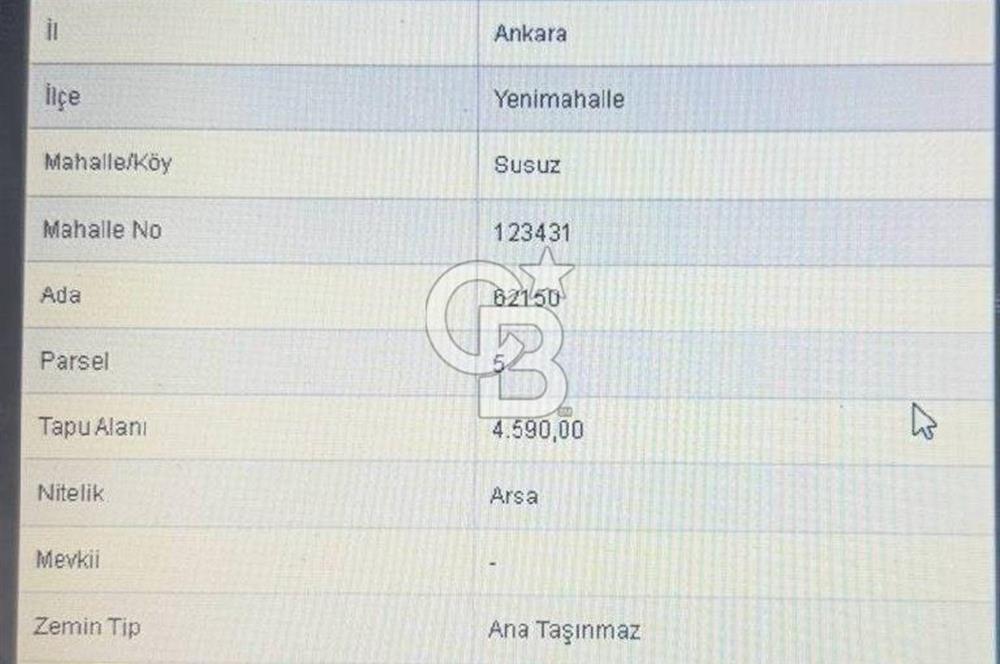 Susuz Mah., Gelişime Açık, Satılık, 171 m² Villa İmarlı Arsa