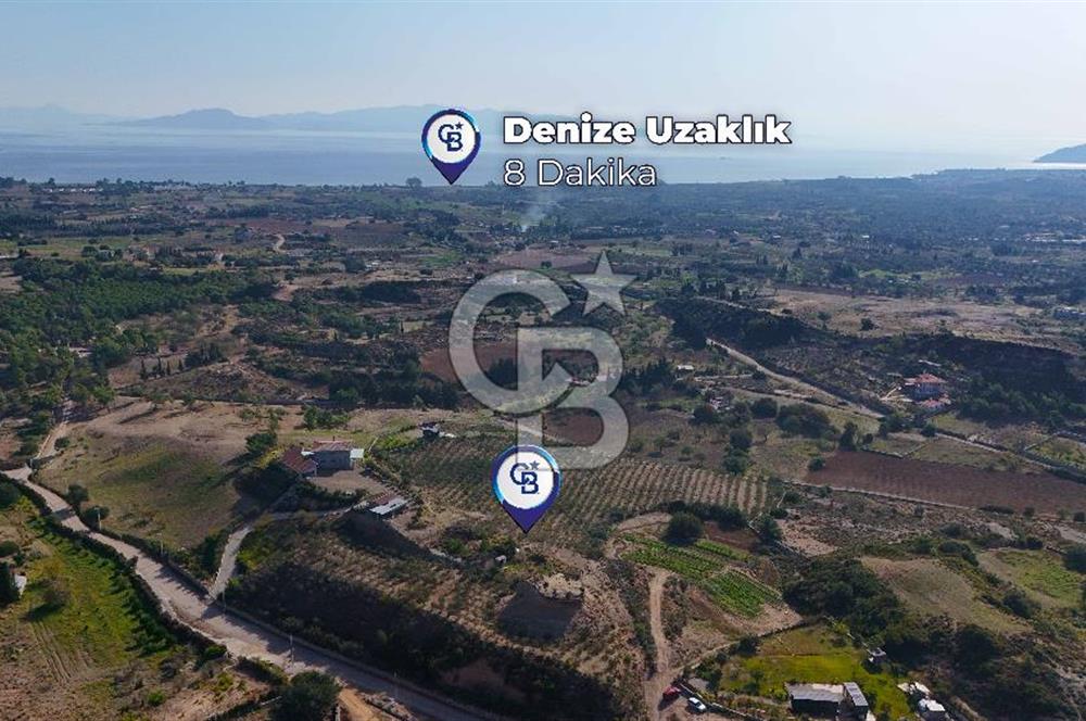 DATÇA KIZLAN'DA DOĞA VE DENİZ MANZARALI 17.528 m2 SATILIK TARLA