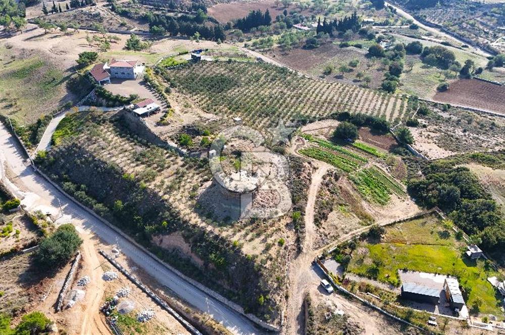 DATÇA KIZLAN'DA DOĞA VE DENİZ MANZARALI 17.528 m2 SATILIK TARLA