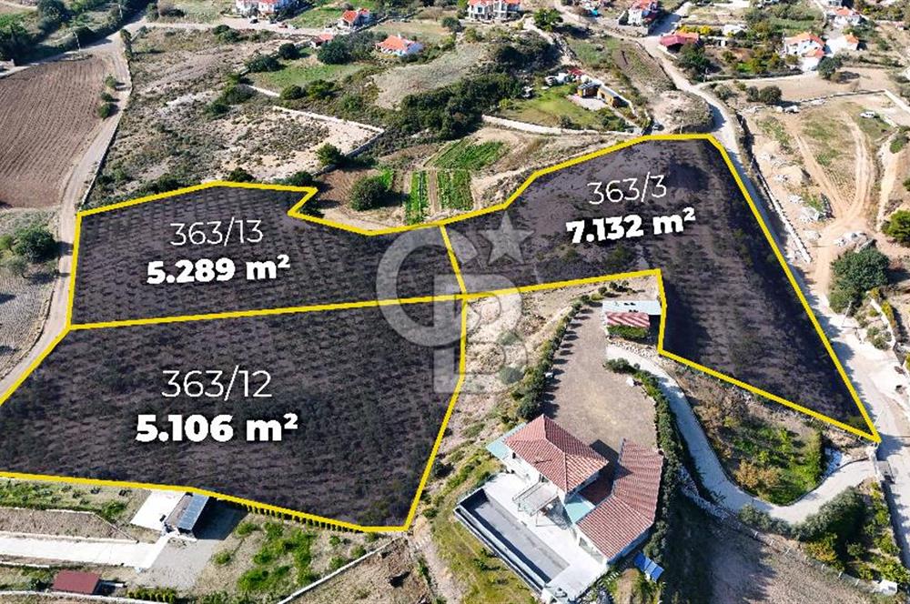 DATÇA KIZLAN'DA DOĞA VE DENİZ MANZARALI 17.528 m2 SATILIK TARLA