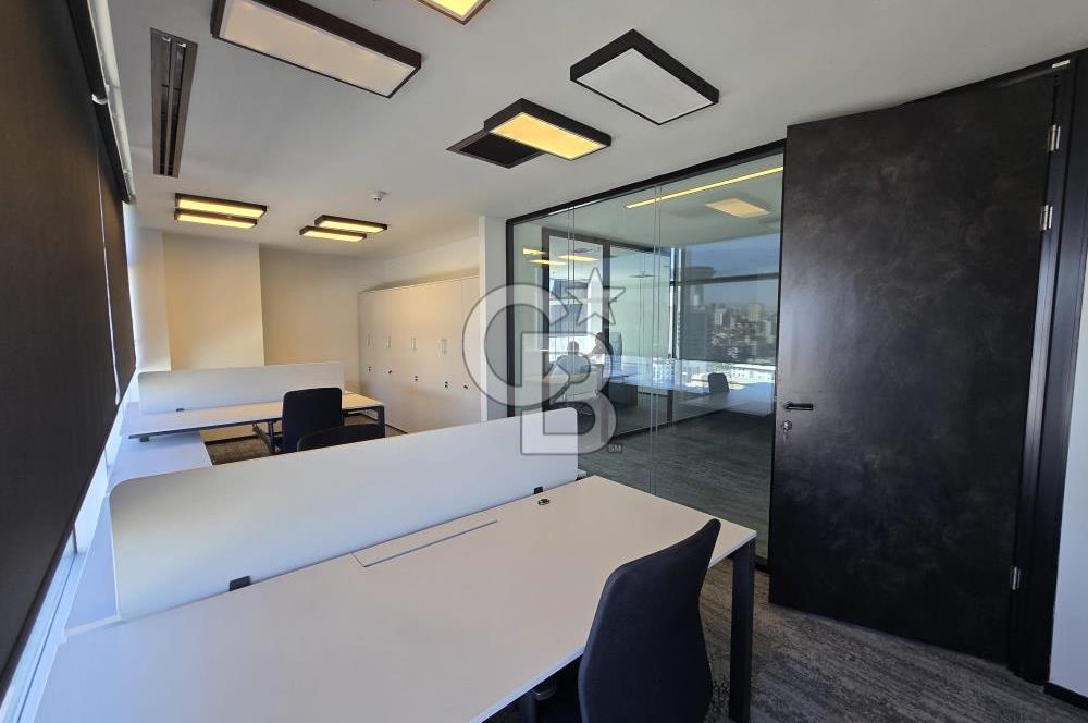 EGE PLAZA’DA 160 M2 FULL YAPILI MOBİLYALI KDV’Lİ OFİS 